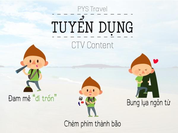 Content tuyển dụng hài hước của PYS Travel